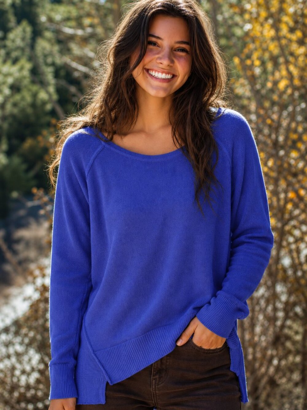 Zara lightweight fine knit sweater